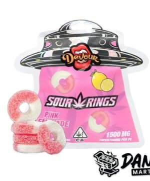Devour Sour Rings – Pink Lemonade (1500mg)