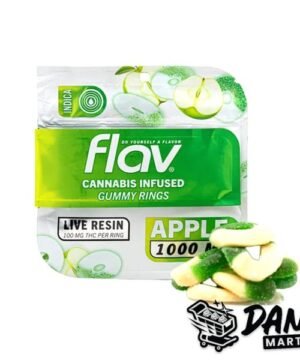 Flav THC Gummies (1000mg) – Apple Rings