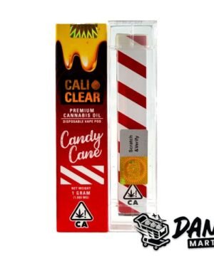 CALI CLEAR Vape Pod (1g) – Candy Cane