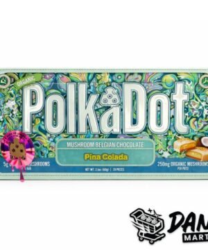 PolkaDot Mushroom Belgian Chocolate (5g) – Pina Colada