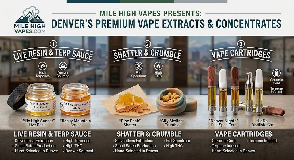 Premium Vape Extracts in Denver